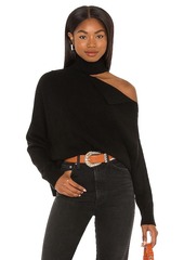 Central Park West Knightley Cut Out Sweater