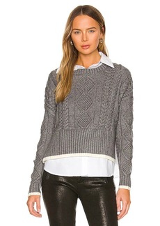 Central Park West Myles Cable Sweater