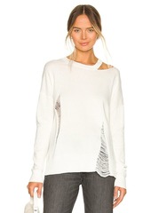 Central Park West Stevie Distressed Sweater
