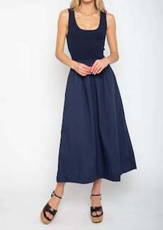 Central Park West Demi Maxi Dress In Navy