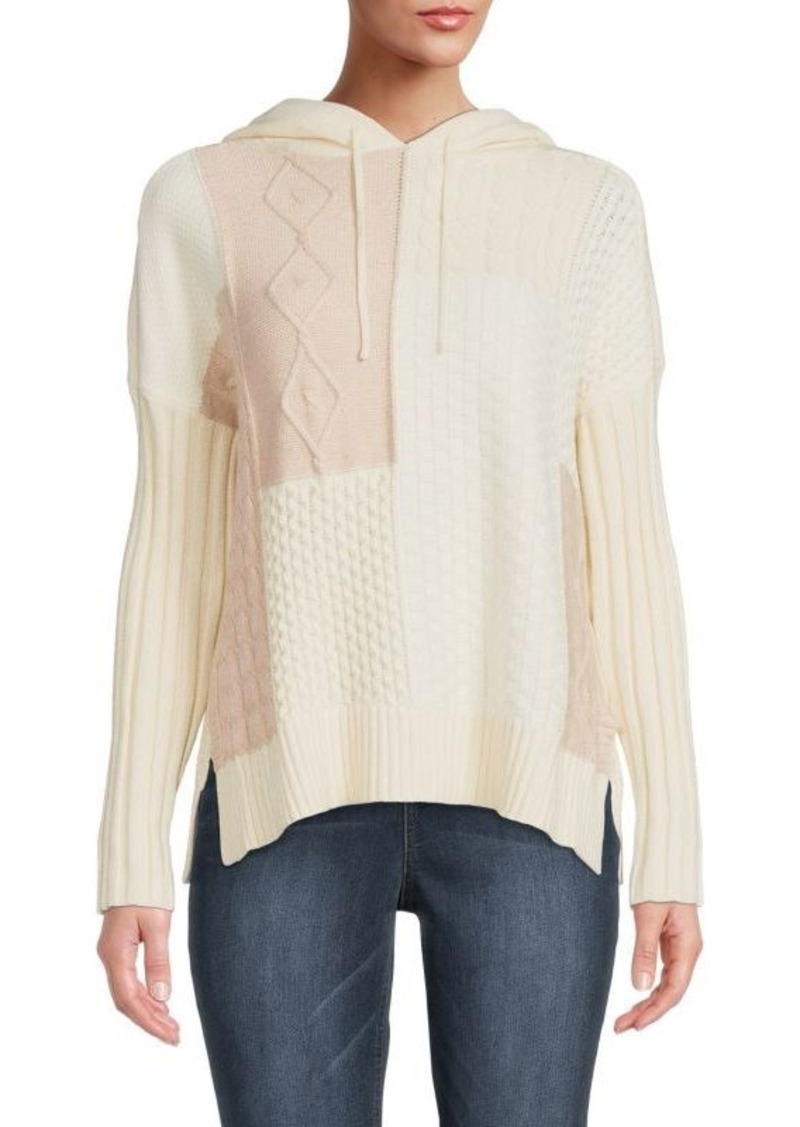Central Park West ​Reese Mixed Knit Sweater