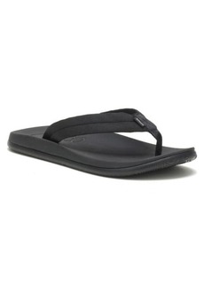 Chaco Chillos Flip Flop in Tube Black at Nordstrom