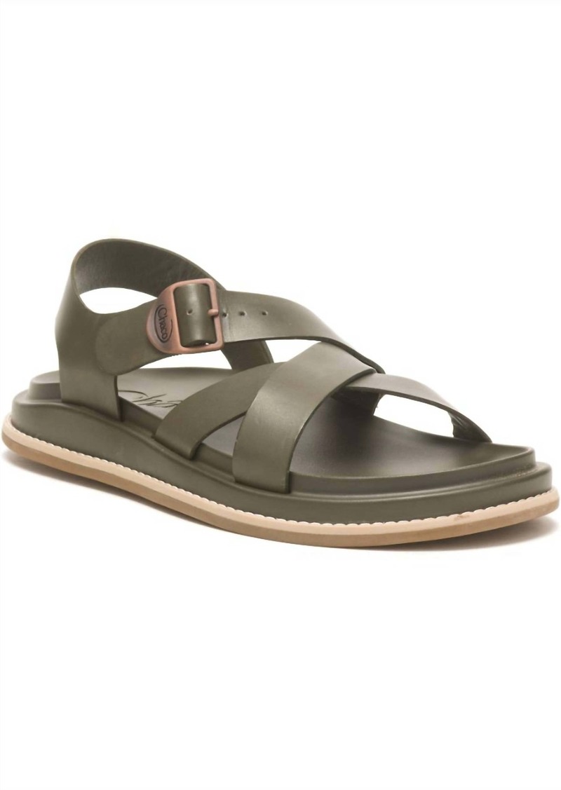 Chaco Townes Sandals In Olive Night