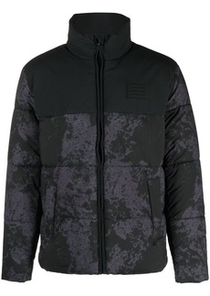 Champion abstract-print padded jacket