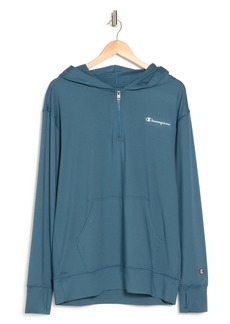 Champion All Day MVP Quarter-Zip Hoodie in Nifty Turquoise at Nordstrom Rack