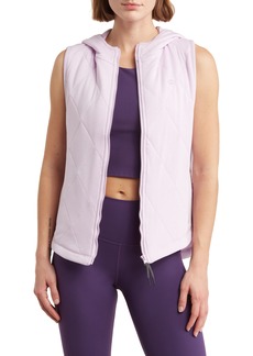 Champion Campus Quilted Hooded Vest in Lavender Bouquet at Nordstrom Rack
