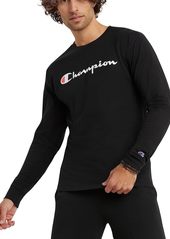 Champion Classic Long Sleeve Comfortable Soft T-Shirt for Men (Reg. or Big