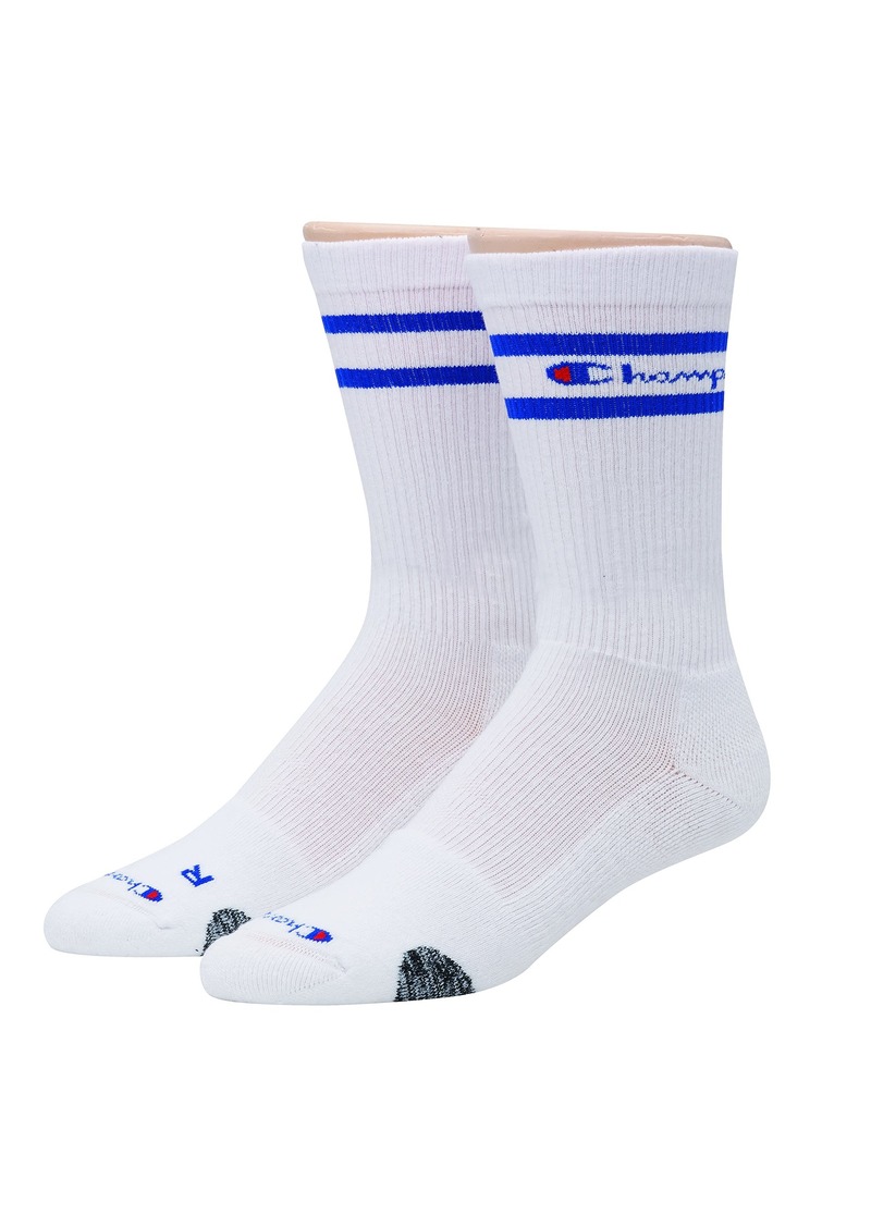 Champion Compression Unisex Double Dry 1-Pair Pack Crew Socks