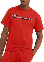 Champion Cotton Midweight Crewneck Tee T-Shirt for Men Graphic (Reg. or Big & Tall)
