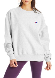 Champion Reverse Weave Oversized Fleece Crewneck Sweatshirt for Women