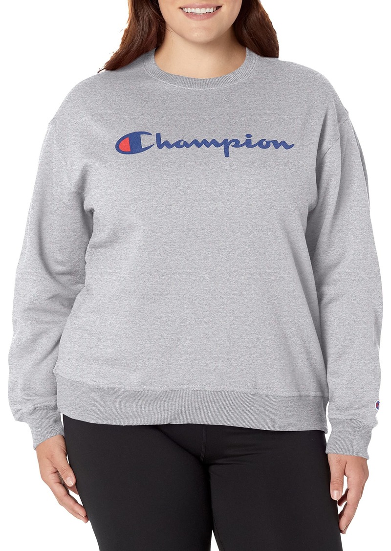 Champion Women's Powerblend Relaxed Crew (Plus Size)