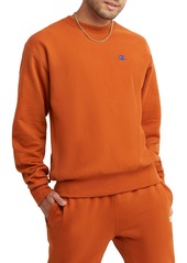 Champion mens Reverse Weave Crew Left Chest C Pullover Sweater Texas Orange-y06145  US