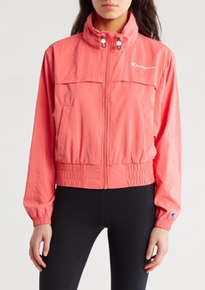Champion Front Zip Water Repellent Jacket in High Tide Coral at Nordstrom Rack
