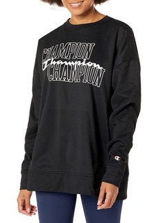Champion Game Day Oversized Pullover Women’s Workout Sweatshirt Black-586QJA