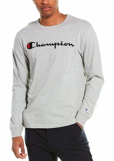 Champion Heritage Long Sleeve Heavyweight Cotton Tee Men’s Logo Shirt