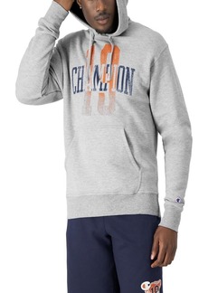 Champion Hoodie Powerblend Fleece Pullover Comfortable Graphic Sweatshirt for Men (Reg. or Big Oxford Gray 19