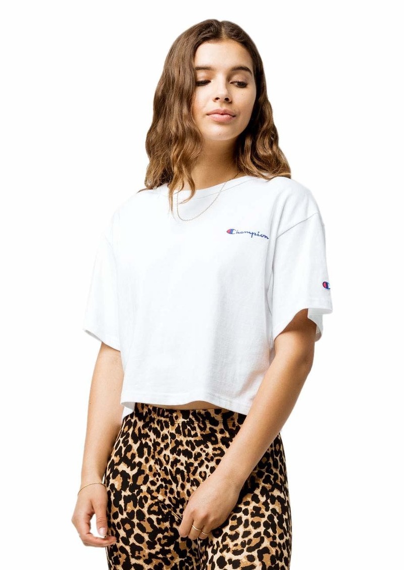 champion maxi cropped tee