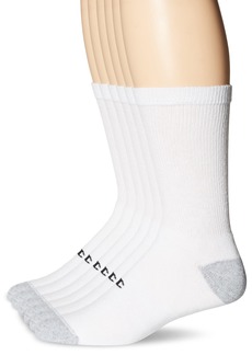 Champion Double Dry 6-Pair Pack Cotton-Rich Crew Socks