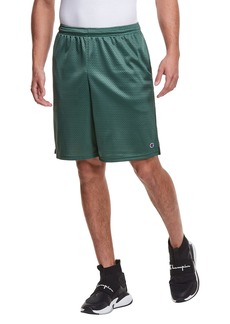 Champion mens 9" Shorts Mesh Shorts 9" Mesh Basketball Shorts Mesh Gym Short Dark Green-407q88  US
