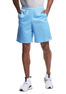 Champion mens 9" Shorts Mesh Shorts 9" Mesh Basketball Shorts Mesh Gym Short Swiss Blue-407q88  US
