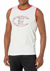Champion Men's Athletics Sleep Tank Top White with C Logo