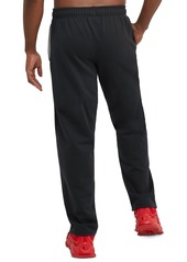 Champion Men's Big & Tall Powerblend Open Bottom Fleece Sweatpants - Granite Heather