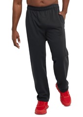 Champion Men's Big & Tall Powerblend Open Bottom Fleece Sweatpants - Granite Heather