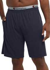 "Champion Men's Big & Tall Standard-Fit Jersey-Knit 9"" Shorts - Black"