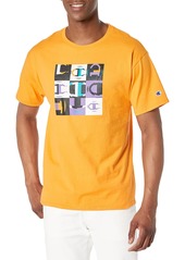 Champion mens Classic T-shirt Graphic T Shirt Capri Orange-586eda  US