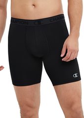 Champion Men's Compression Shorts with Total Support Pouch Moisture Wicking 6" & 9"