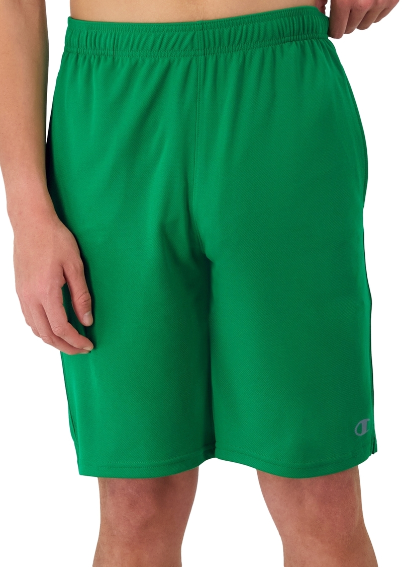 "Champion Men's Double Dry Cross-Training 10"" Shorts - Fresh Leaf Green"