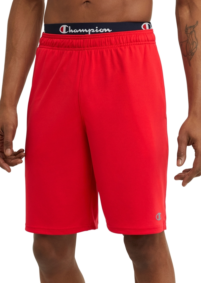 "Champion Men's Double Dry Cross-Training 10"" Shorts - Team Red Scarlet"