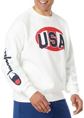 Champion Men's Exclusive USA Reverse Weave White - Crew