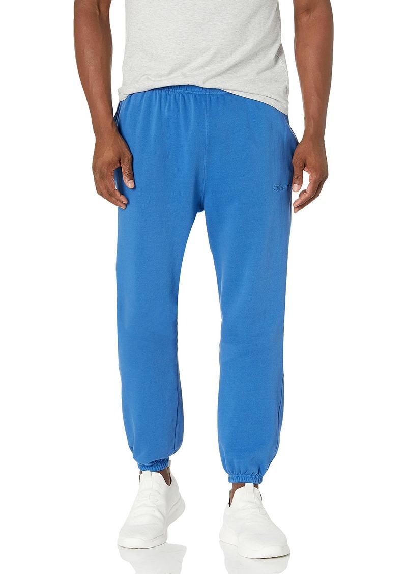 Champion Men's Lightweight Fleece Pants Vintage Dye Living In Blue-586529 Extra Large