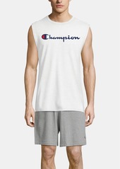 Champion Men's Logo Sleeveless T-Shirt - Granite Heather