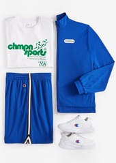 "Champion Men's Attack Loose-Fit Taped 7"" Mesh Shorts - Surf The Web"