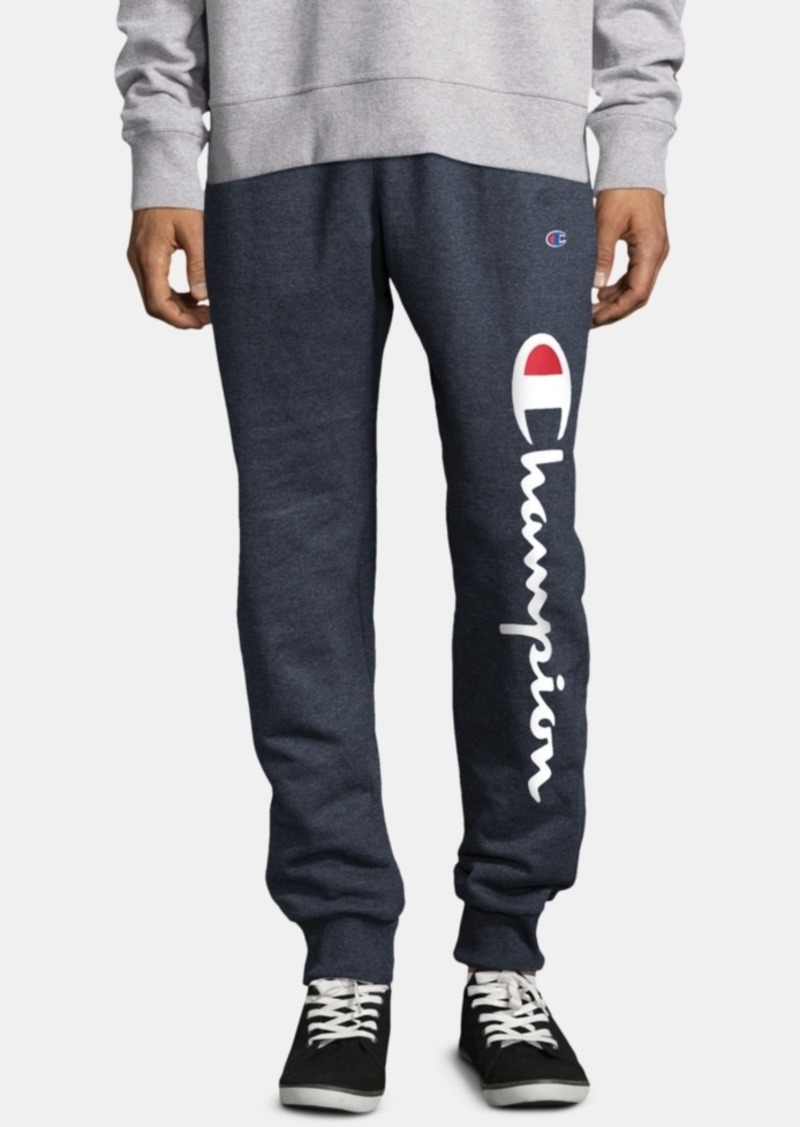 champion logo joggers mens