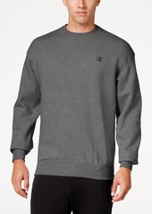 Champion Men's Big & Tall Powerblend Solid Fleece Sweatshirt - Scarlet