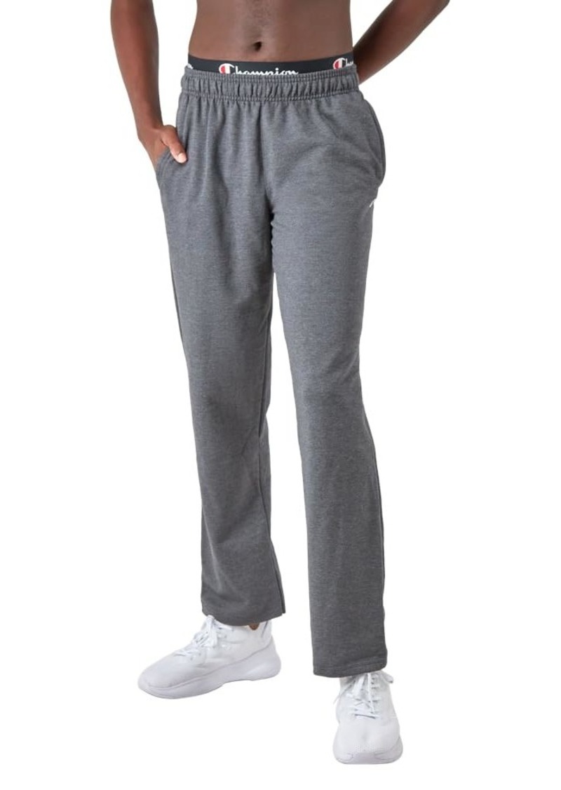 Champion Powerblend Fleece Open-Bottom Sweatpants for Men (Reg. or Big