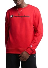 Champion Men's Sweatshirt Powerblend Fleece Midweight Crewneck Sweatshirt(Reg. or Big & Tall)