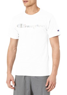Champion mens Classic T-shirt Graphic Script T Shirt White-586d9a  US