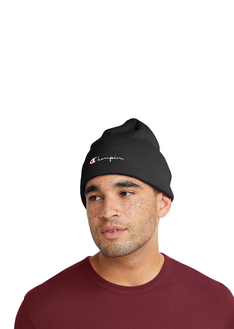 Champion Men's Unisex Beanie Knit Winter Cold-Weather Hat
