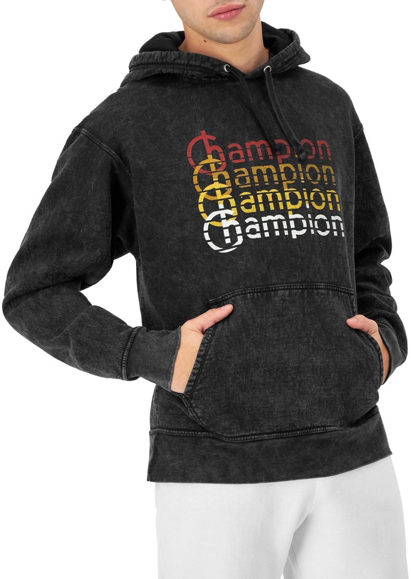 Champion Mineral Dye Graphic Fleece Men's Hoodie Sweatshirt