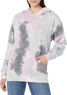 Champion Oversized Lightweight Fleece Sweatshirts Women’s Pullover Hoodies Soft Wash Pink Reverie-586RQA