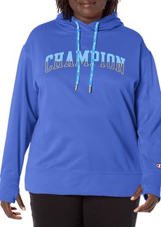 Champion Plus Size Graphic Game Day Sweatshirts Women’s Pullover Hoodies Deep Dazzling Blue-586QLA