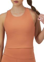 Champion Soft Touch Moisture Wicking Ribbed Cropped Top for Women