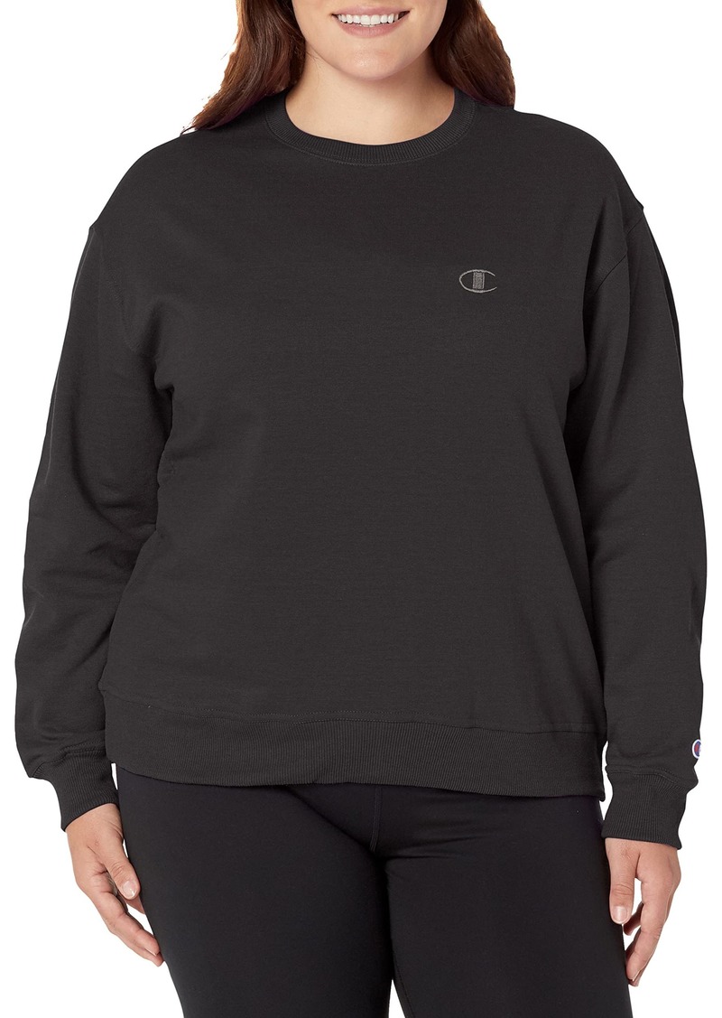 Champion Women's Powerblend Relaxed Crew Size   Plus