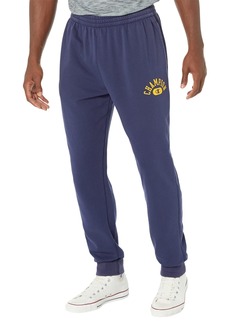 Champion Vintage Varsity Pants Best Comfortable Jogger Sweatpants for Men Solar Wash Athletic Navy-586M5A