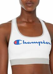 Champion Women's Absolute Workout Sports Bra Bra White/ice Glaze Heather X Small