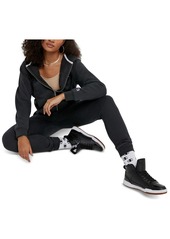 Champion Women's Cotton Jersey Full Length Joggers - Black